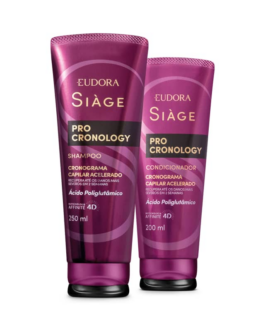 Siàge Pro Cronology: Shampoo 250ml + Condicionador 200ml