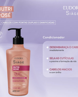 Siàge Nutri Rosé: Shampoo 400ml + Condicionador 400ml