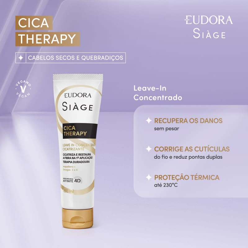 Leave-In Concentrado Cicatrizante Siàge Cica-Therapy 100ml