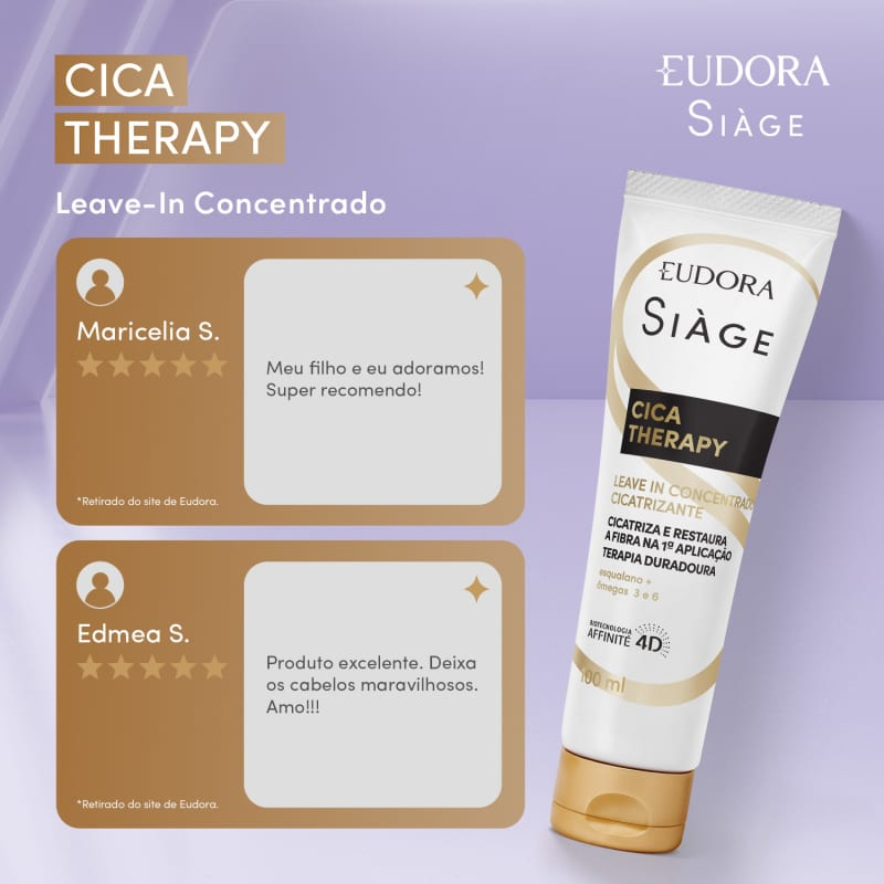 Leave-In Concentrado Cicatrizante Siàge Cica-Therapy 100ml
