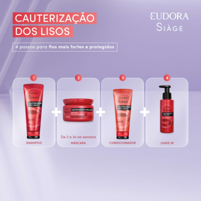 Leave-in Capilar Siàge Cauterização dos Lisos 100ml