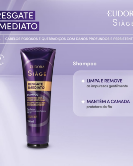 Siàge Resgate Imediato: Shampoo 250ml + Condicionador 200ml