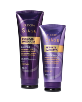 Siàge Resgate Imediato: Shampoo 250ml + Condicionador 200ml