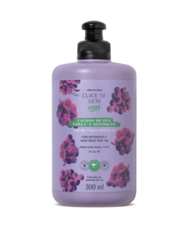 Creme Para Pentear Cuide-se Bem Feira Cachos de Uva 300ml