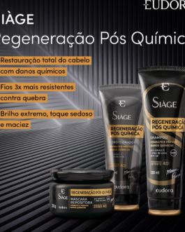 Siàge Regeneração Pós Química: Shampoo 250ml + Condicionador 200ml