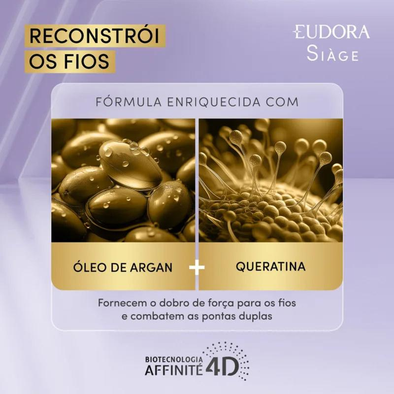 Siàge Reconstrói os Fios: Shampoo 400ml + Condicionador 400ml Siàge Reconstrói os Fios: Shampoo 400ml + Condicionador 400ml