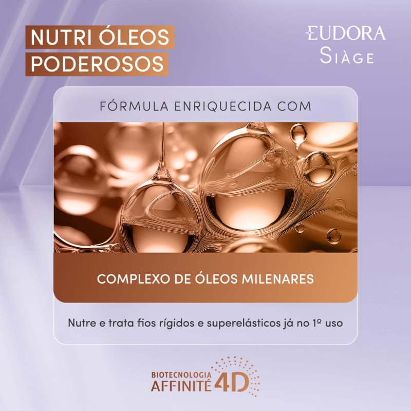Elixir Capilar Tratamento Overnight Siàge Nutri Óleos Poderosos 150ml