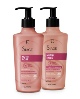 Siàge Nutri Rosé: Shampoo 400ml + Condicionador 400ml