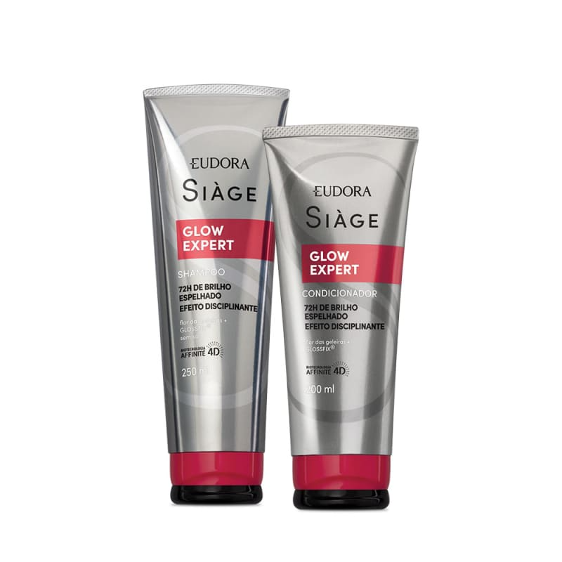 Siàge Glow Expert: Shampoo 250ml + Condicionador 200ml