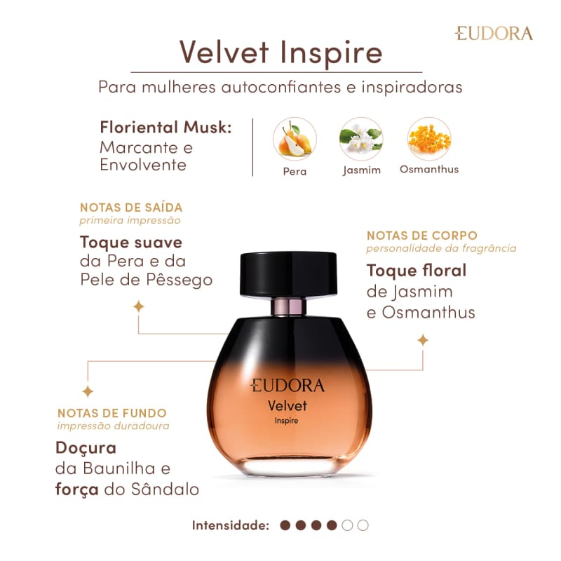 Velvet Inspire Desodorante Colônia 100ml