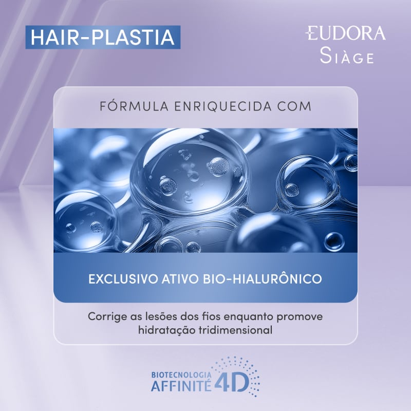 Eudora Siàge Hair-Plastia Máscara Capilar 250g Eudora Siàge Hair-Plastia Máscara Capilar 250g