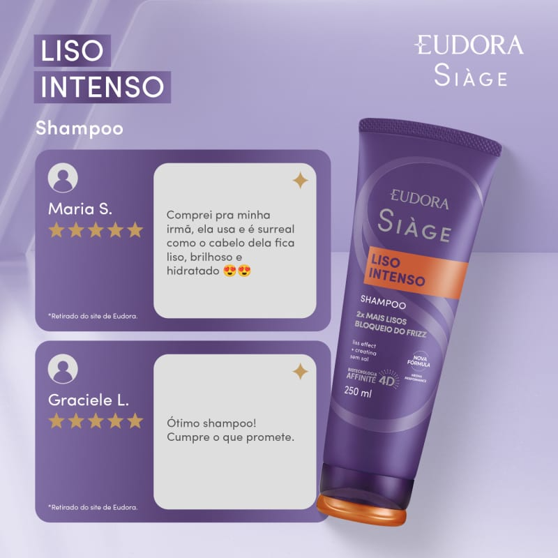Leave-In Capilar Selante Finalizador Siàge Liso Intenso 100ml