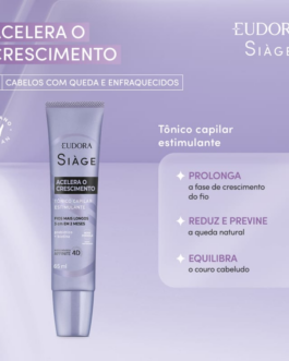 Tônico Capilar Siàge Acelera O Crescimento 65ml