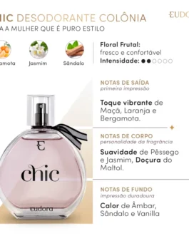 Colônia Desodorante Chic 95ml