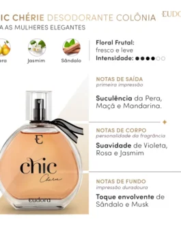Colônia Desodorante Chic Chérie 95ml